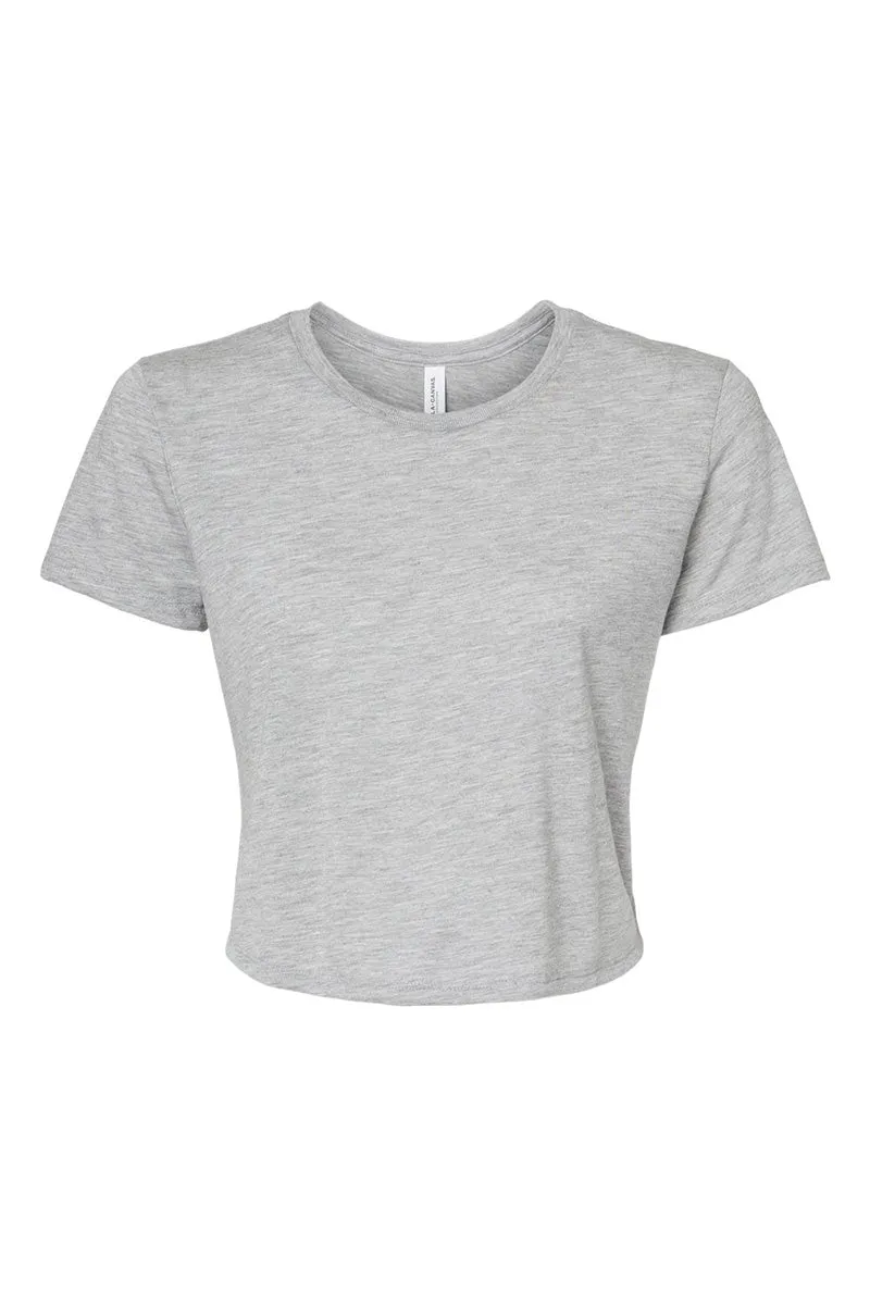 Checkerboard Happy AL Flowy Cropped Tee