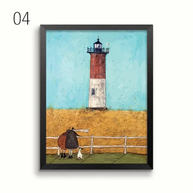 Gohipang Happy Family Abstract Wall Art