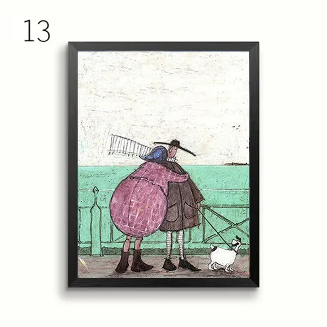 Gohipang Happy Family Abstract Wall Art