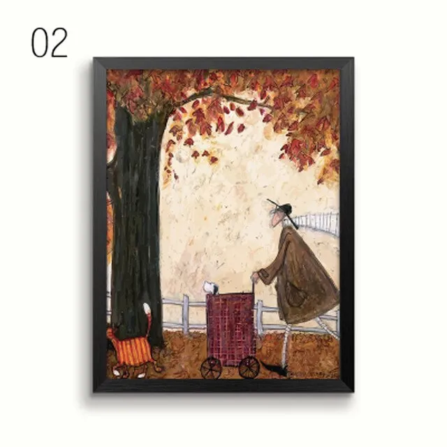 Gohipang Happy Family Abstract Wall Art