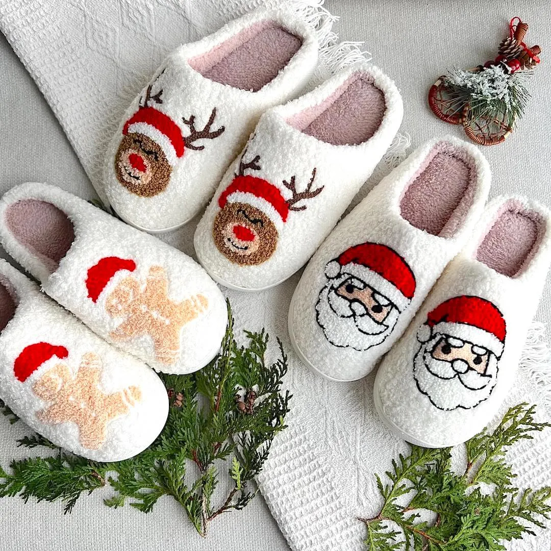 Joyful Christmas Slippers - Buy 1 Get 1 Free