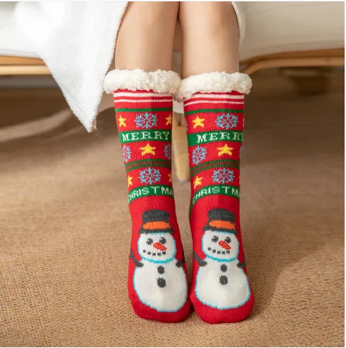 Ladies Plush non-slip Slipper Socks