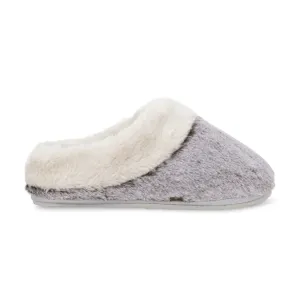 Lemon Tipped Fur Scuff Slipper