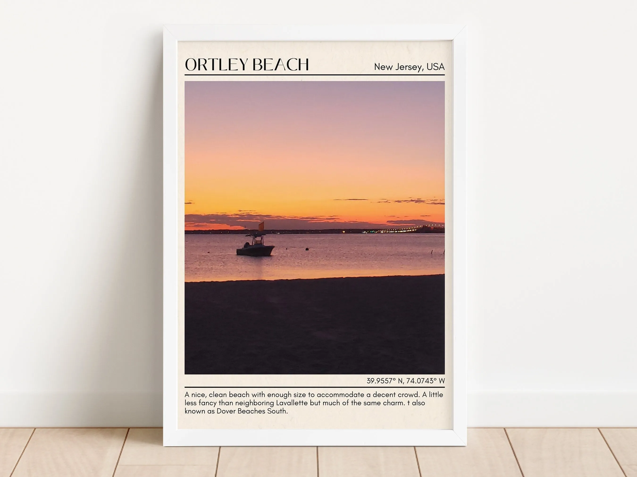Ortley Beach Wall Canvas, USA
